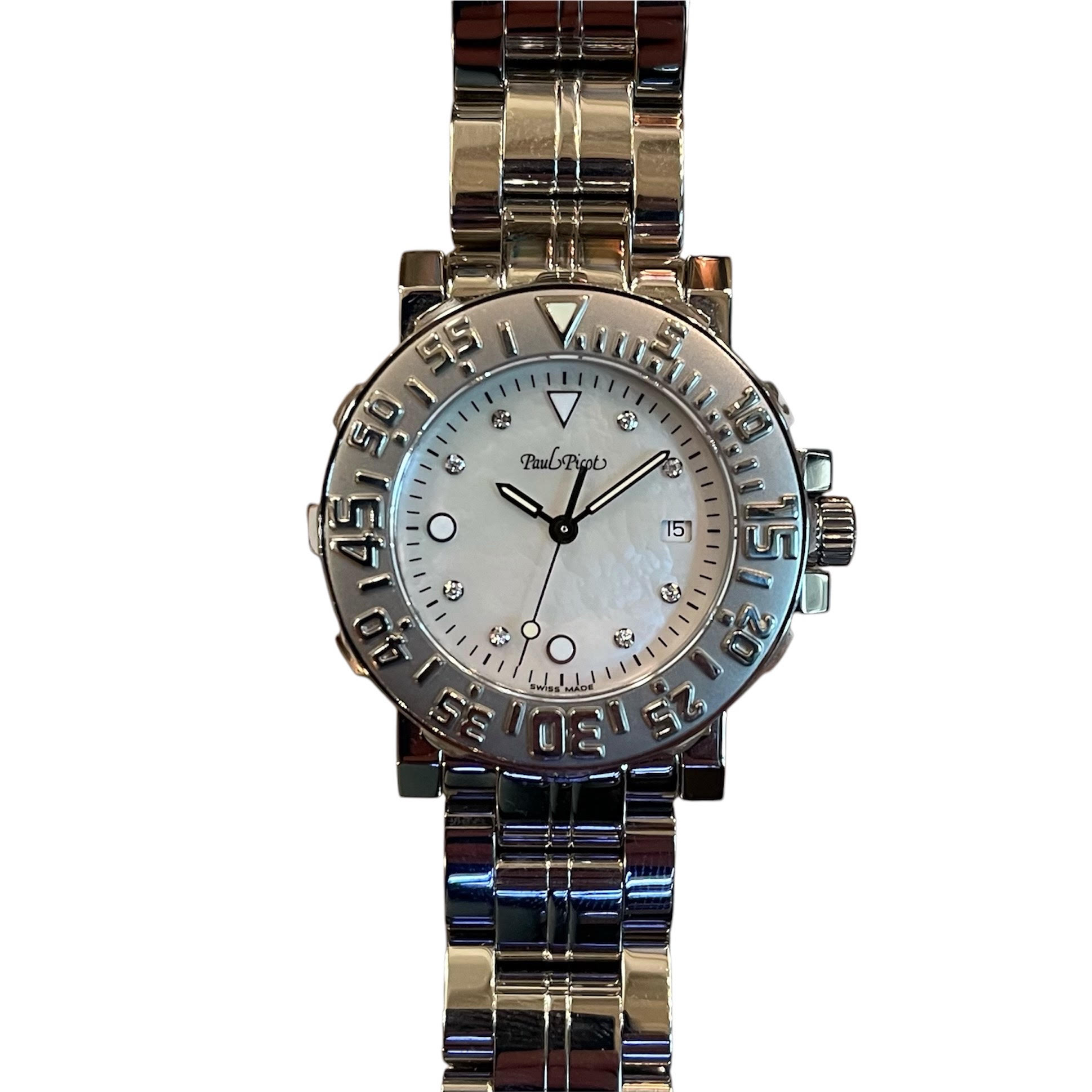 Paul Picot Automatico con Diamanti Cod. 4042NK/B